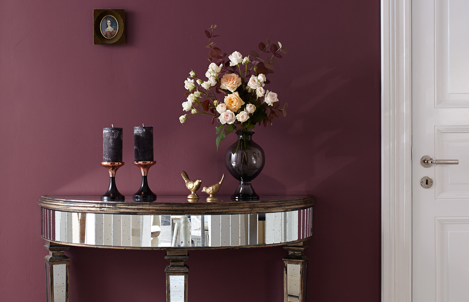 Premium-Wandfarbe. Violett, purpur: Alpina Feine Farben FARBE DER