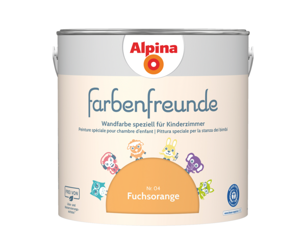 Alpina Farbenfreunde Nr. 04 Fuchsorange - Alpina Farben