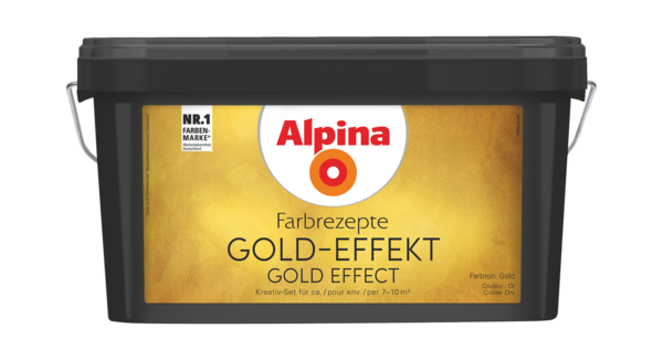 Alpina Farbrezepte GOLD-EFFEKT Gold - Alpina Farben