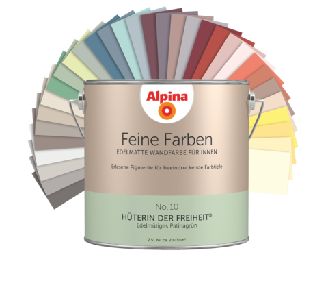Alpina Wandfarbe Farbrezepte Tiefer Traum 2,5