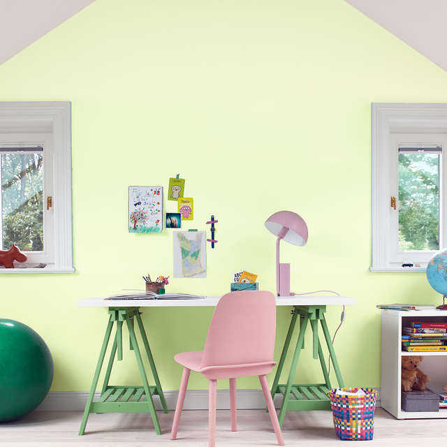 Kinderzimmer-Farbkonzepte für Mädchen und Jungen im Grundschulalter - Alpina Farben