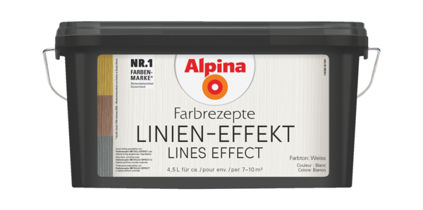 Alpina Farbrezepte LINIEN-EFFEKT - Alpina Farben