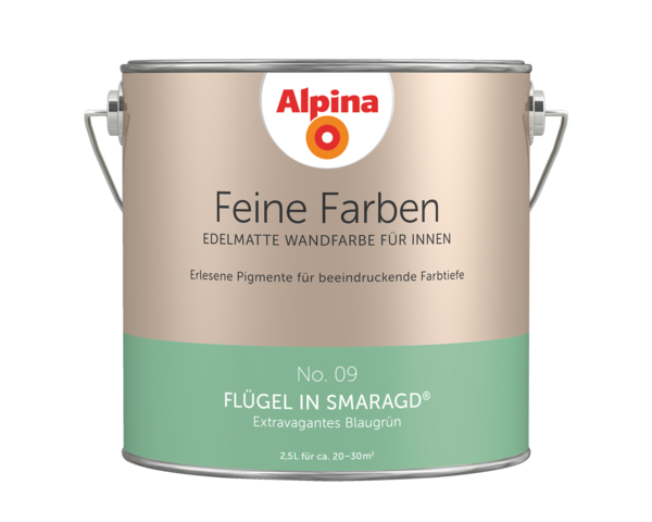 Alpina Feine Farben No. 09 Flügel in Smaragd - Alpina Farben