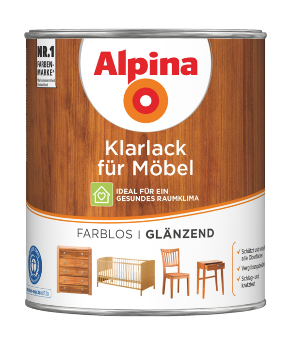 Alpina Klarlack für Möbel - Alpina Farben