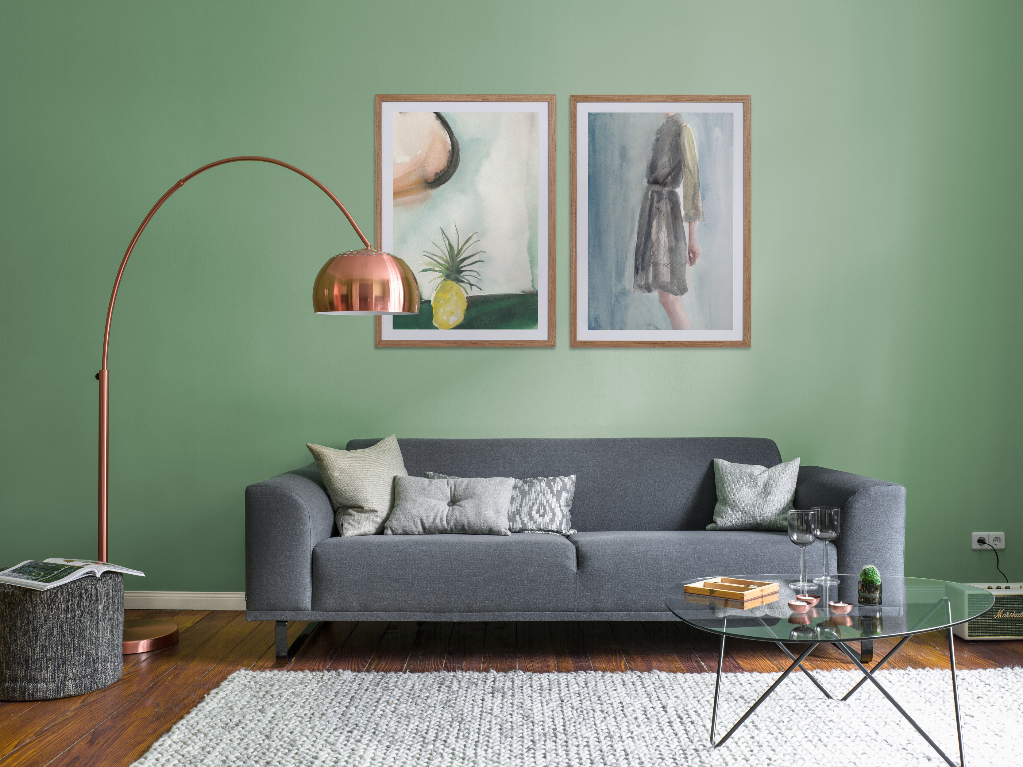 Kunst Und Farbe Individuell Kombinieren Alpina Farbe Einrichten